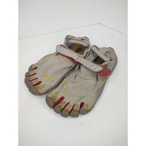 Vibram Fivefingers Women's 40 US 8 Beige Hook & Loop Shoes Beach Water